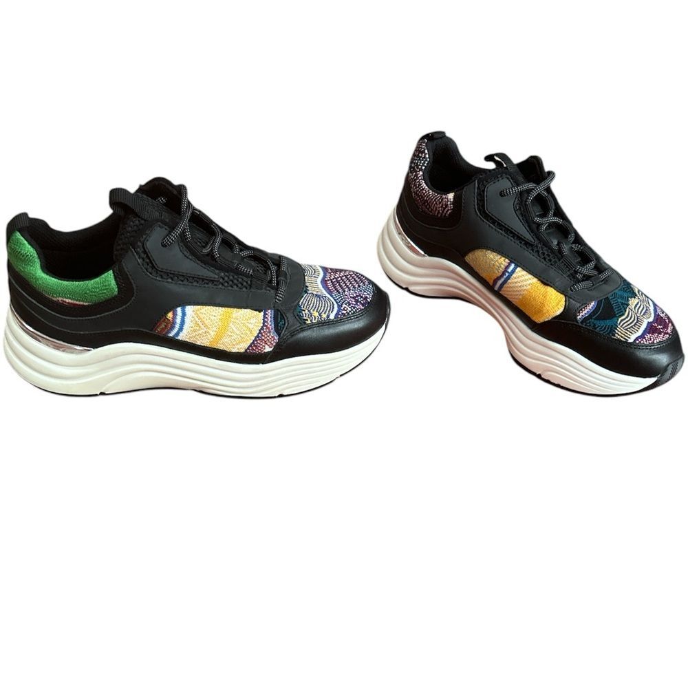 MALLET. X COOGI Cyrus Black Knitted Sneakers Men’s 9 Limited Edition with Box
